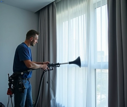 Professional curtain stain removal process equipment Matty Curtain Cleaning north-turramurra-nsw