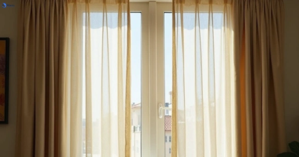 Dusty and dull curtains in north-turramurra-nsw before steam cleaning